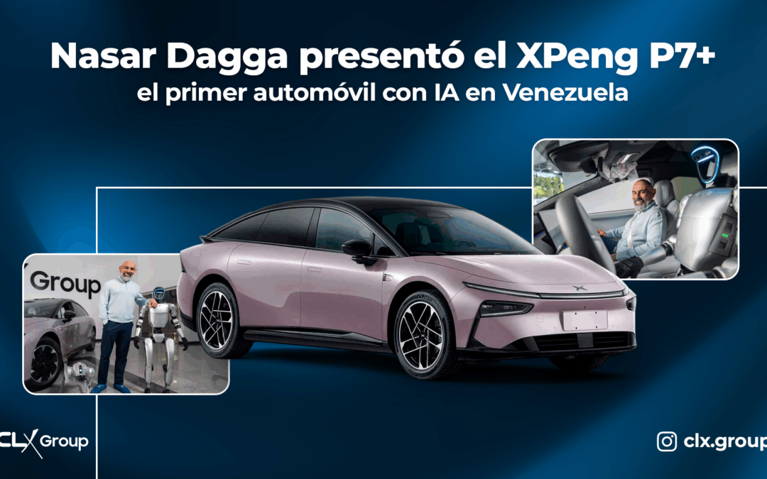 Nasar Dagga presentó el XPeng P7+, el primer automóvil con IA en Venezuela
