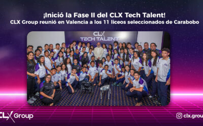 ¡Inició la Fase II del CLX Tech Talent! CLX Group reunió en Valencia a los 11 liceos participantes de Carabobo