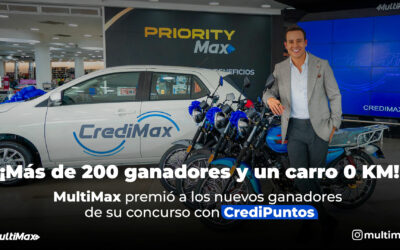 ¡Más de 200 ganadores y un carro 0 KM! MultiMax premió a los nuevos ganadores de su concurso con CrediPuntos