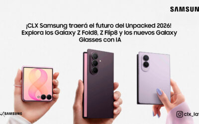 ¡CLX Samsung traerá el futuro del Unpacked 2026! Explora los Galaxy Z Fold8, Z Flip8 y los nuevos Galaxy Glasses con IA
