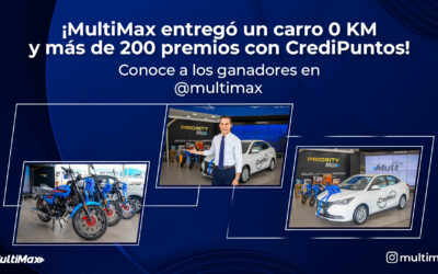 ¡MultiMax entregó un carro 0 KM y más de 200 premios con CrediPuntos! Conoce a los ganadores en @multimax